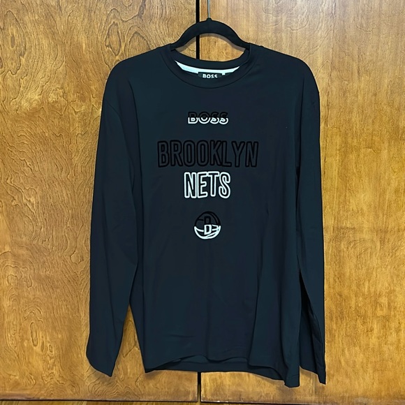 Hugo Boss Other - Brooklyn Nets NBA x Hugo Boss Black 360 Long Sleeve T-Shirt - Size XL